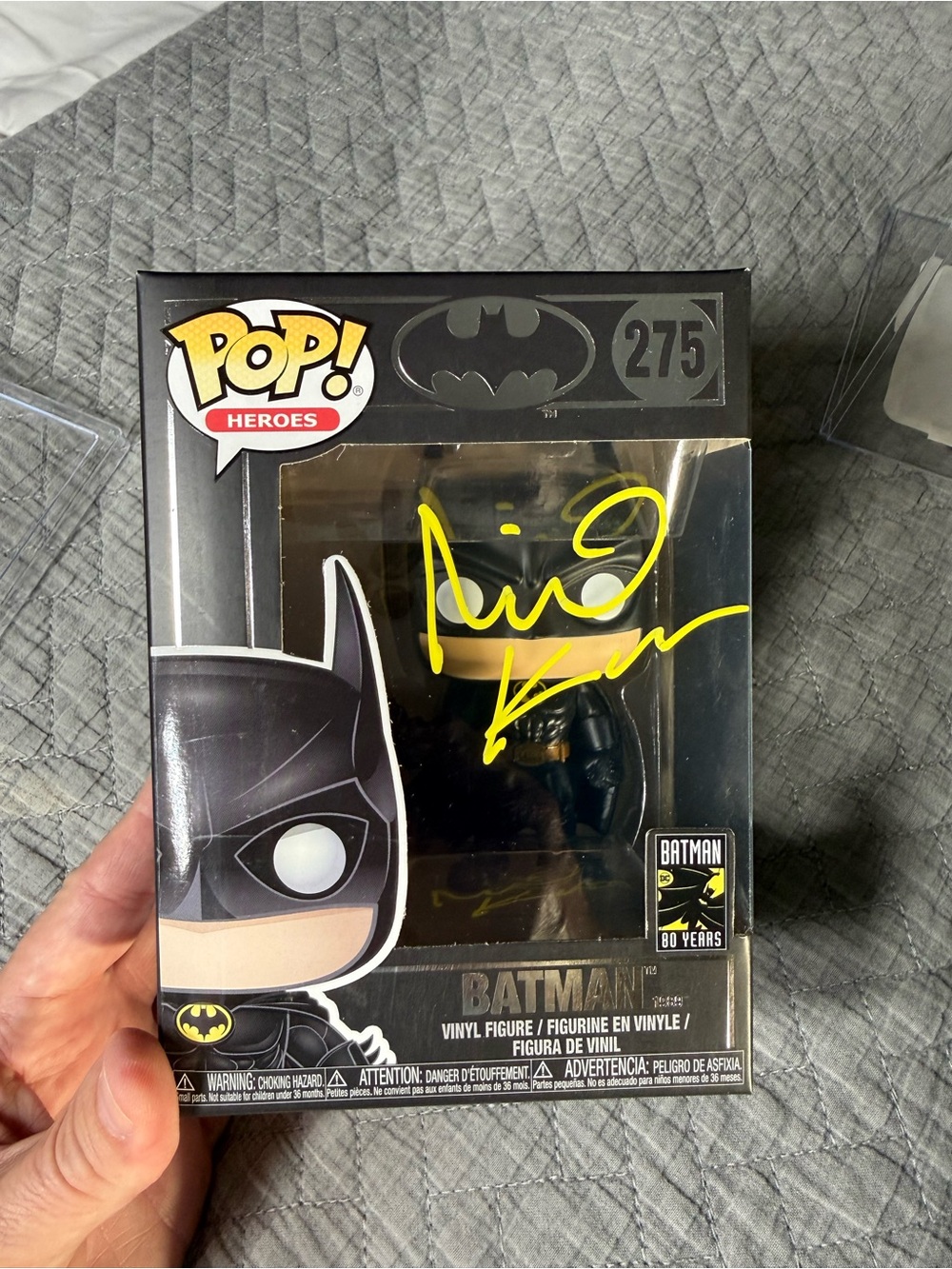 Autograph Michael Keaton Funko pop BATMAN